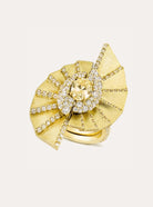 Golden Fächer Ring