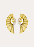 Golden Fächer Earring