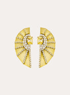 Golden Fächer Earring