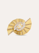 Golden Fächer Ring
