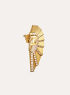 Golden Fächer Earring